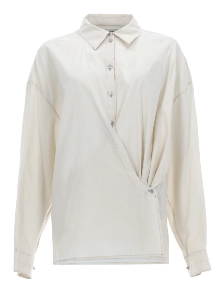 "STRAIGHT COLLAR TWISTED" SHIRT