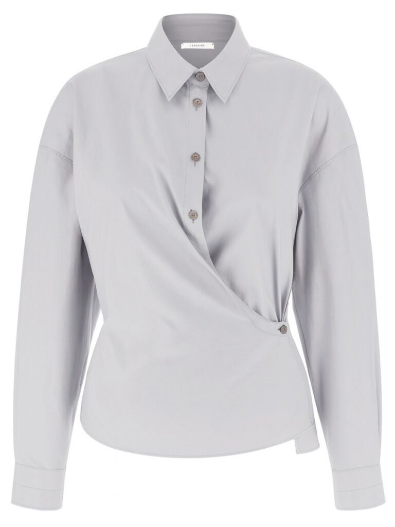 "STRAIGHT COLLAR TWISTED" SHIRT