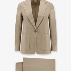Stretch cotton suit