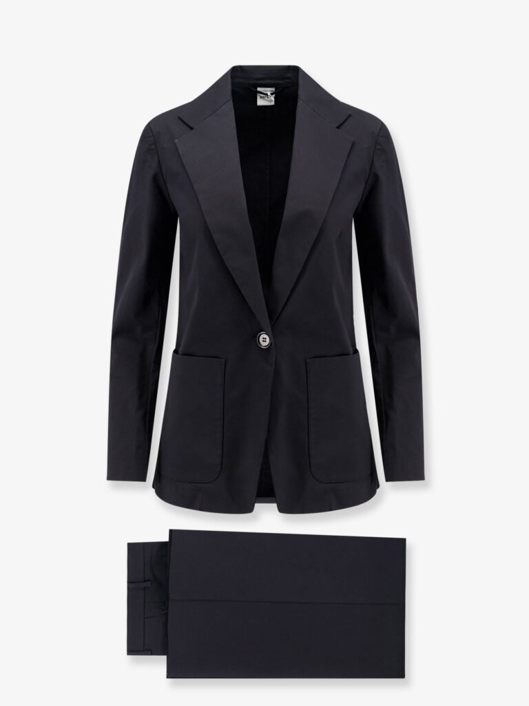 Stretch cotton suit