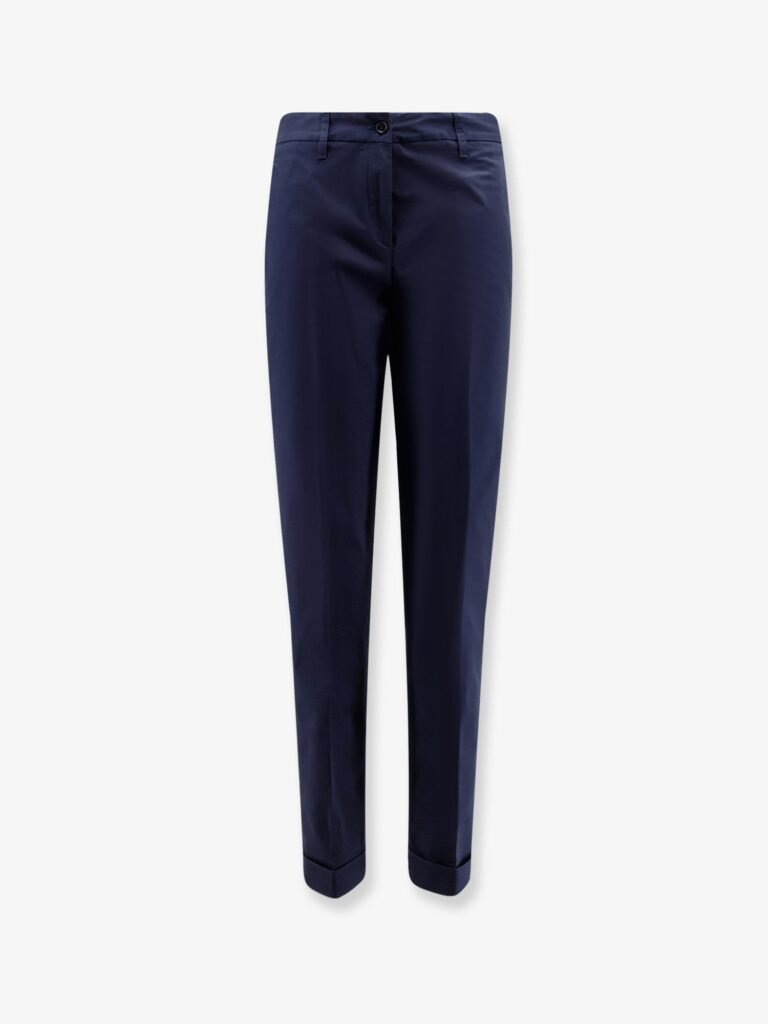 Stretch cotton trousers