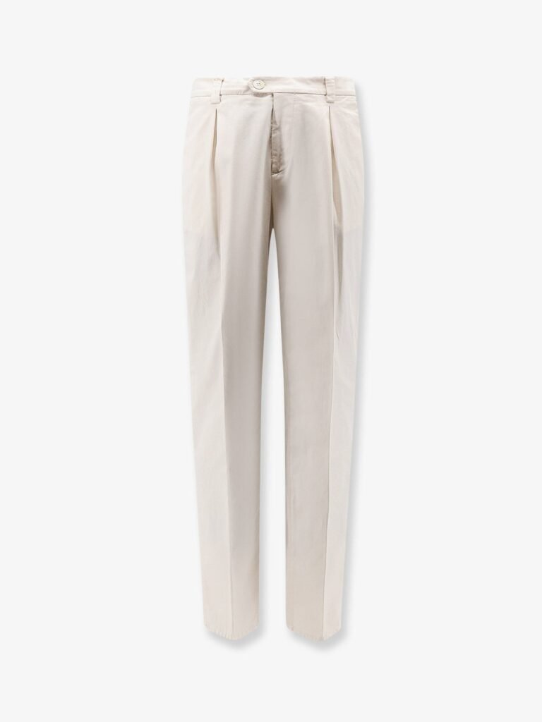 Stretch cotton trousers