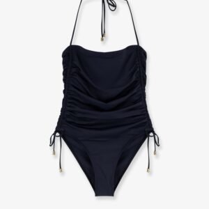 Stretch jersey one-piece swimsuit