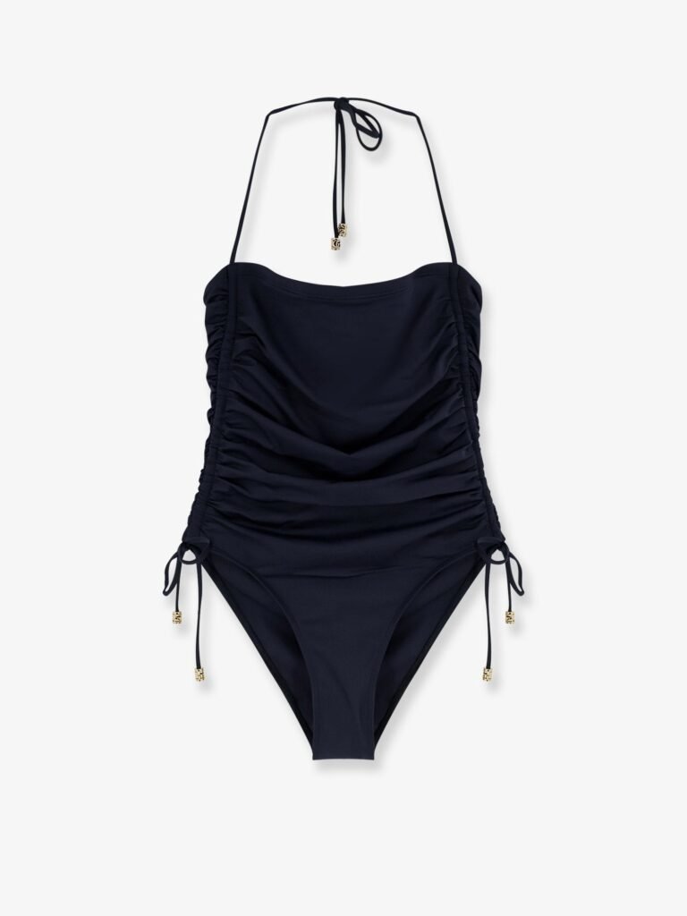 Stretch jersey one-piece swimsuit