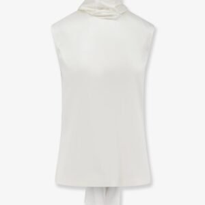 Stretch satin top