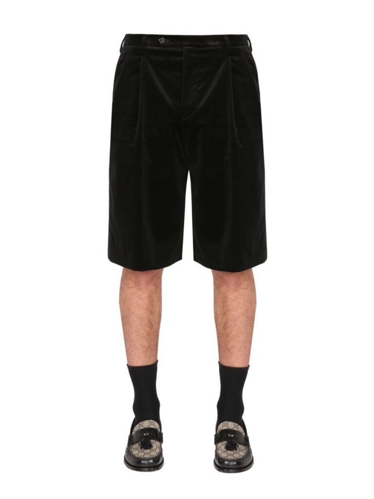 STRETCH VELVET SHORTS