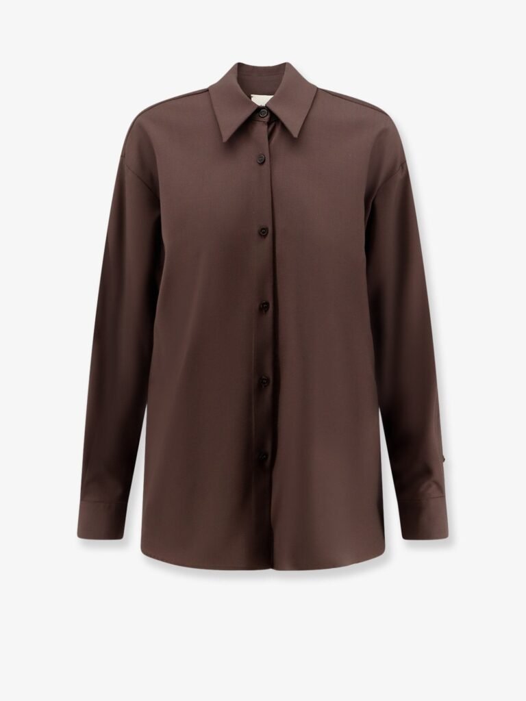 Stretch virgin wool shirt