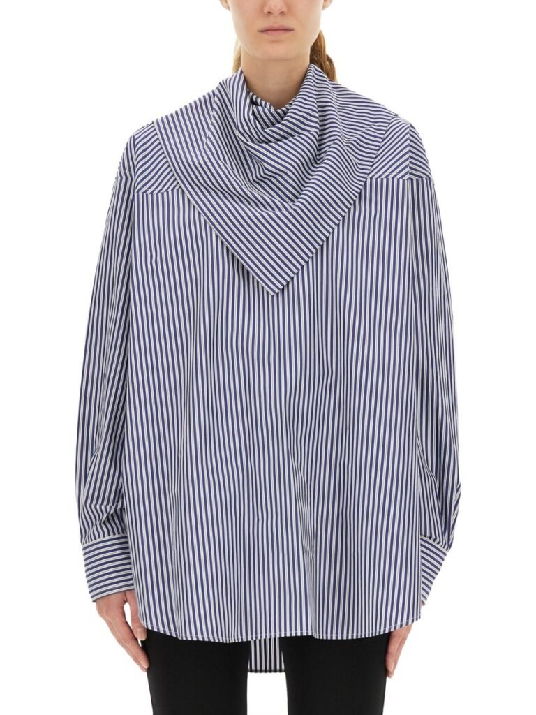 STRIPED BANDANA BLOUSE