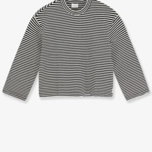 Striped cotton sweater
