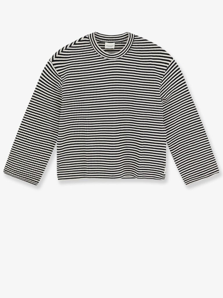 Striped cotton sweater