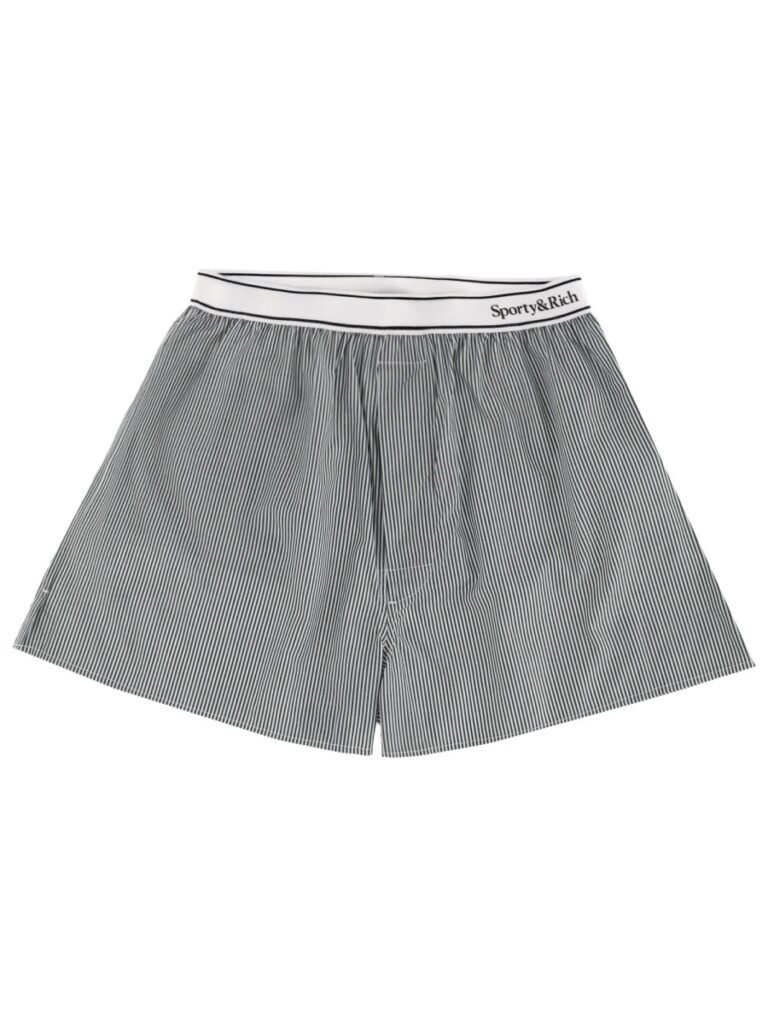 STRIPED LOGO SHORTS