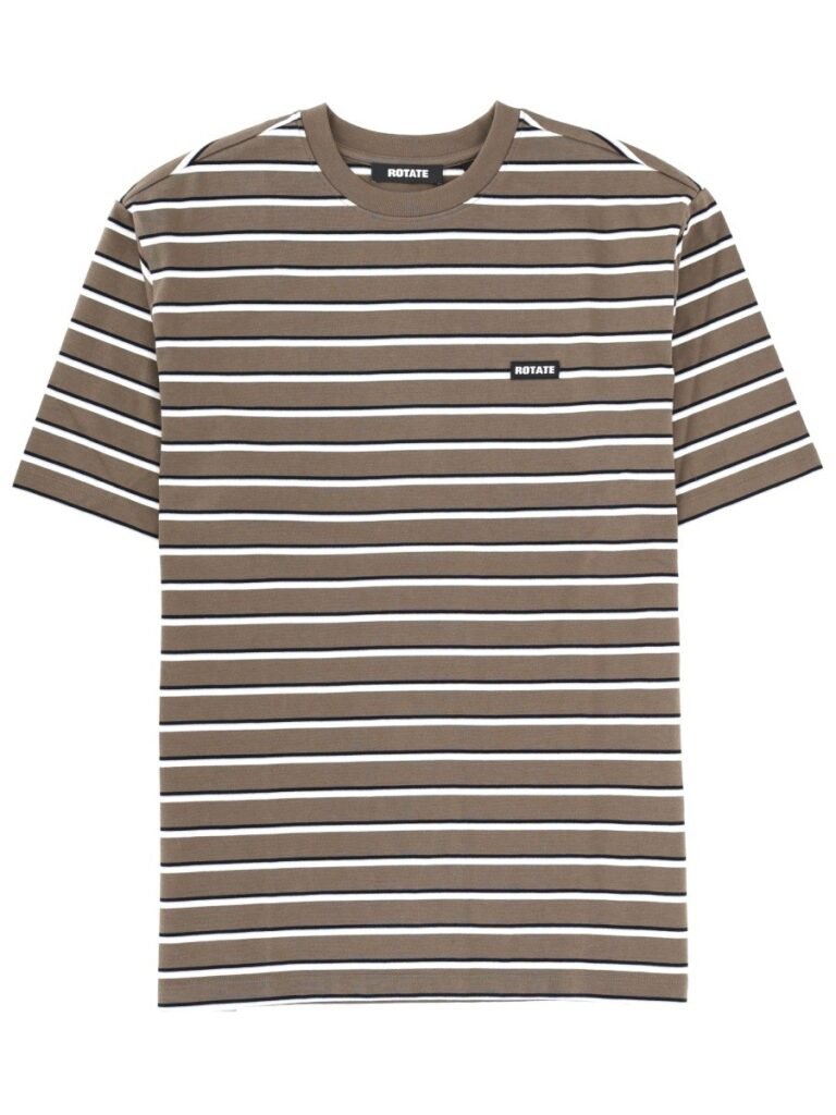 STRIPED LOGO T-SHIRT