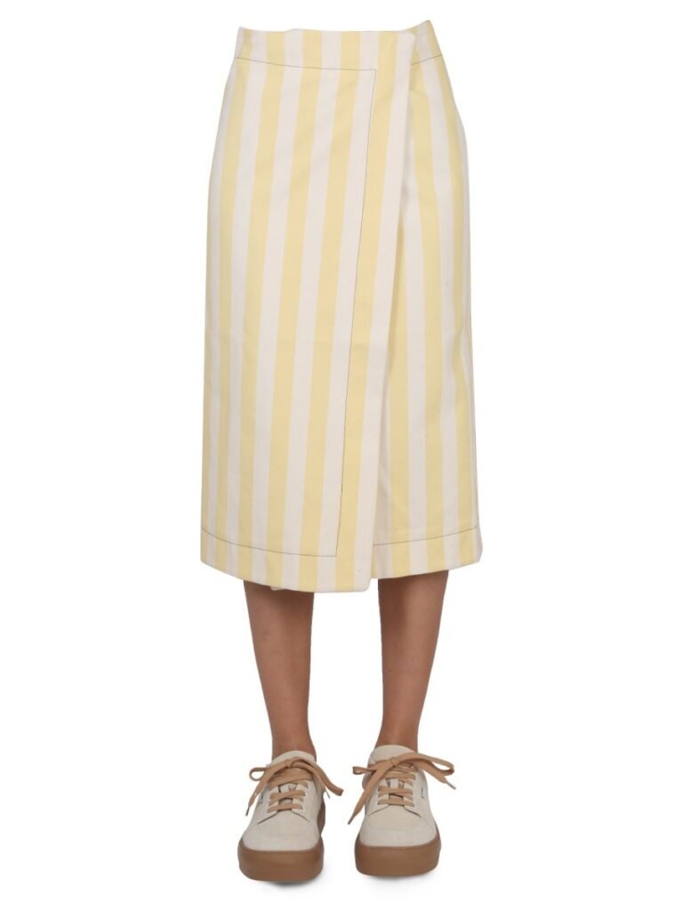 STRIPED PATTERN SKIRT