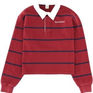 STRIPED POLO SHIRT WITH LOGO