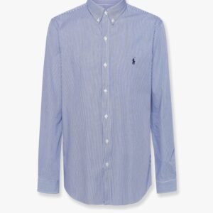 Striped stretch cotton shirt