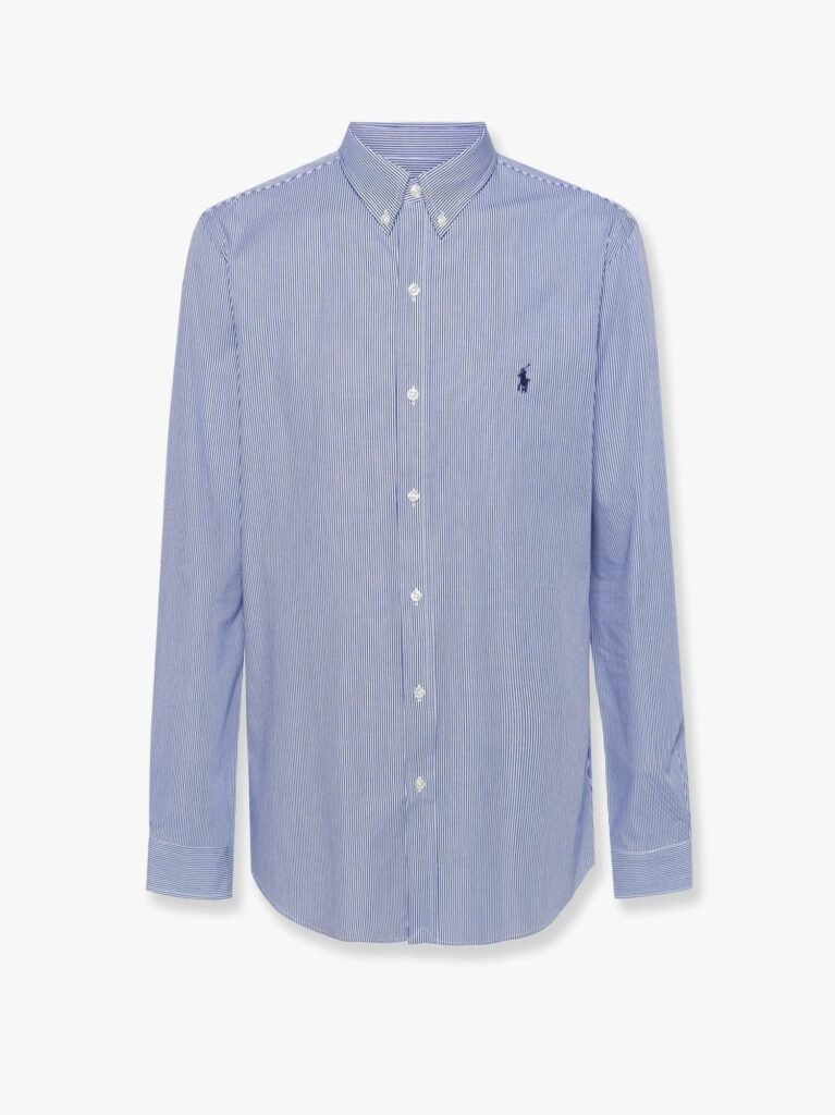Striped stretch cotton shirt