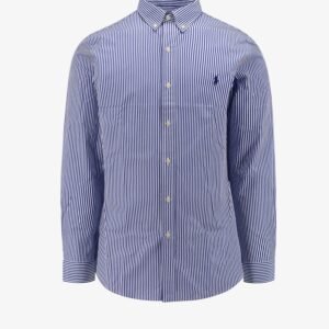 Striped stretch cotton shirt