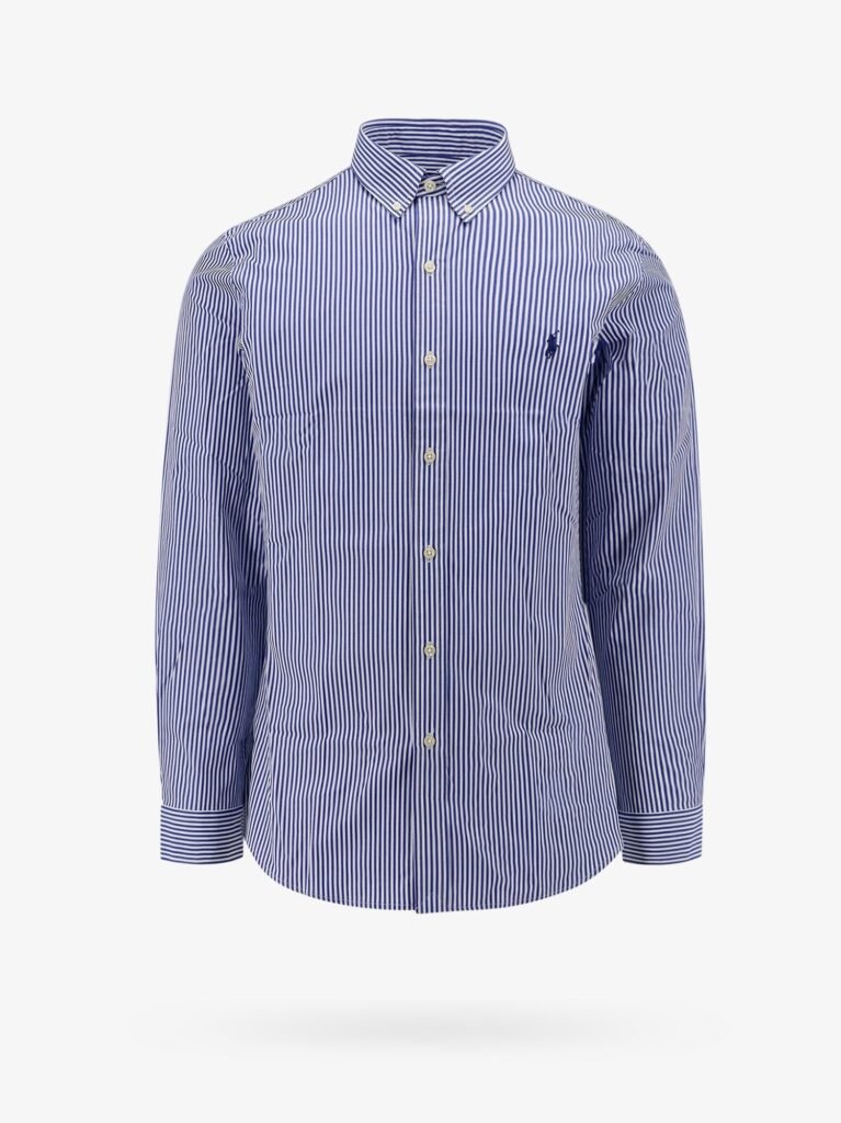 Striped stretch cotton shirt