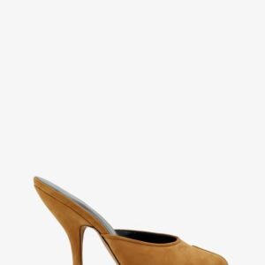 Suede Date Mule Sandals