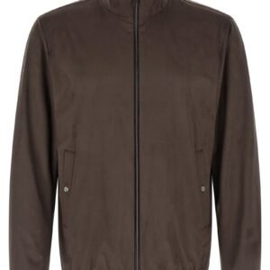 Suede effect jacket
