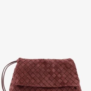 Suede Giorno crossbody bag with Intrecciato motif