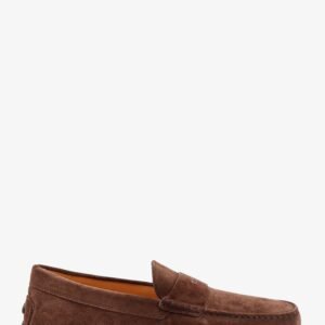 Suede loafers with Gommini detail on the back