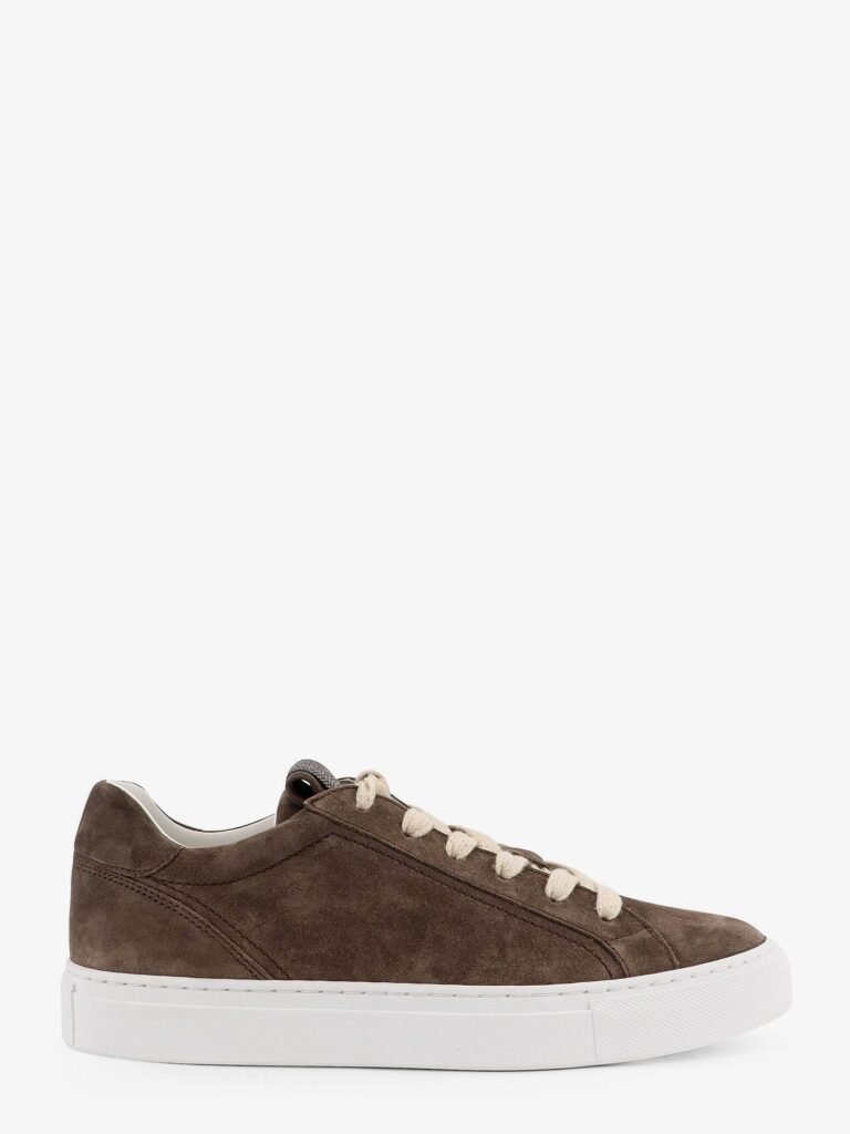 Suede sneakers with Monili detail