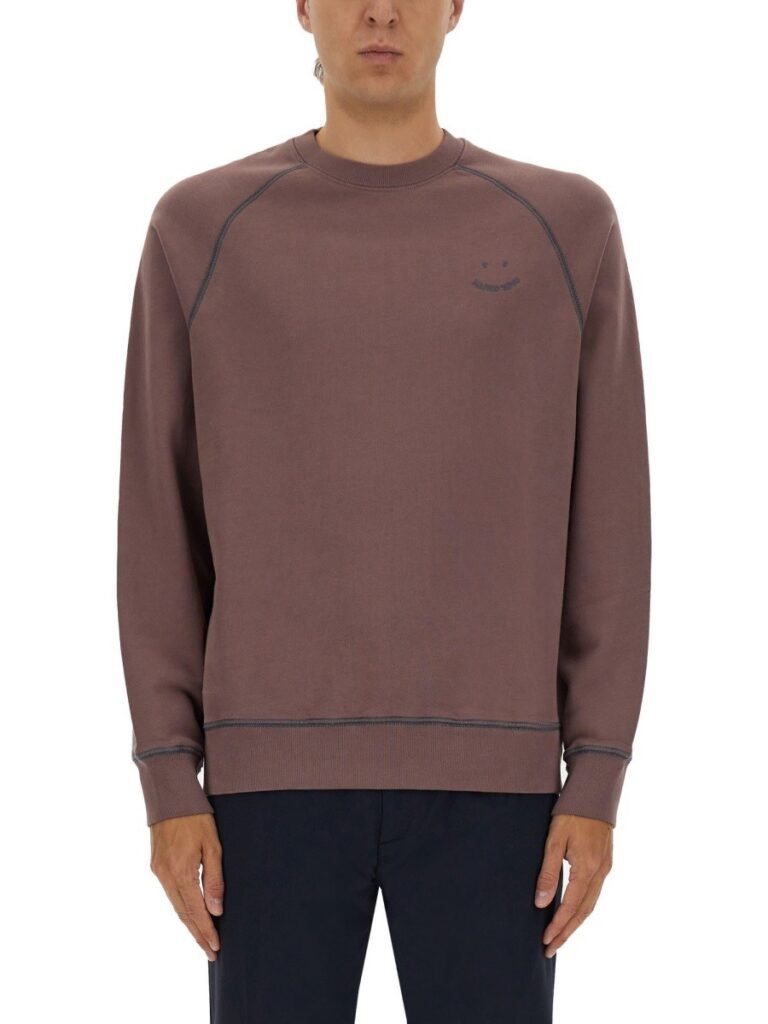 SWEATSHIRT WITH EMBROIDERY PS HAPPY