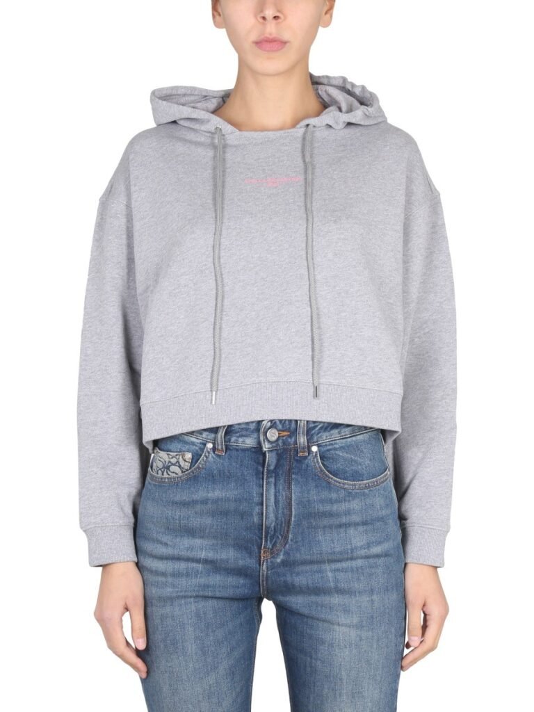 SWEATSHIRT WITH LOGO EMBROIDERY
