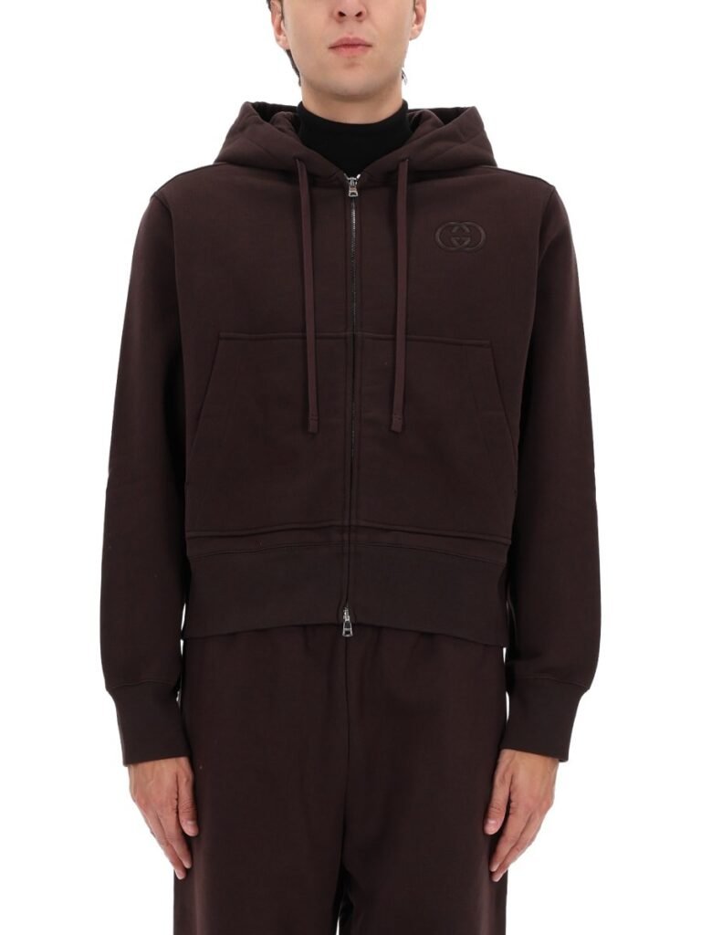 SWEATSHIRT WITH LOGO EMBROIDERY