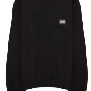SWEATSHIRT WITH LOGO PATCH