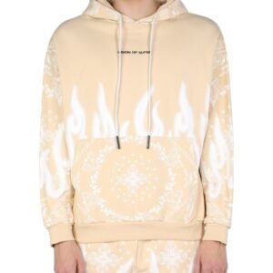 SWEATSHIRT WITH PAISLEY PATTERN
