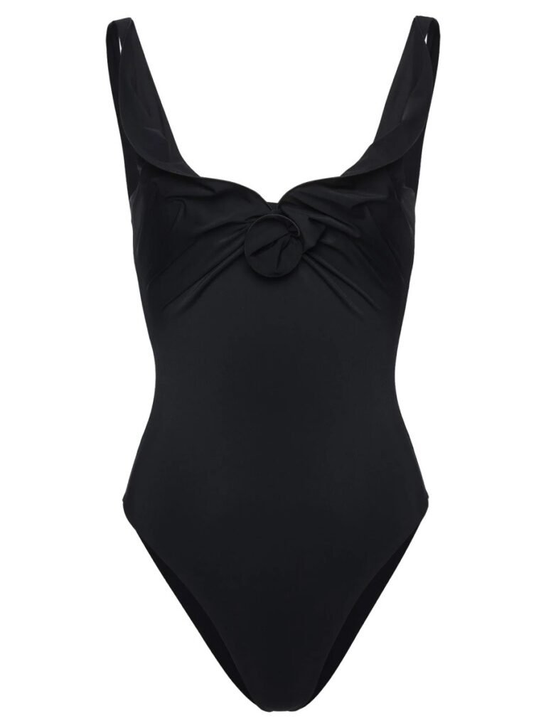 SWIMSUIT WITH FLOWER DETAIL