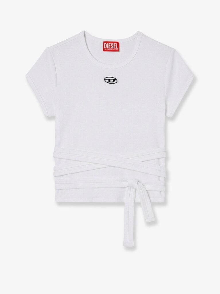 T-BUNNY-TAIL- S1 cotton T-shirt with tie bands