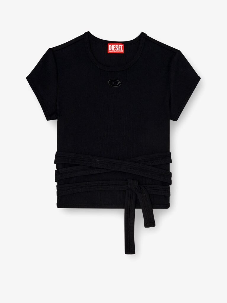 T-BUNNY-TAIL-S1 cotton T-shirt with tie bands