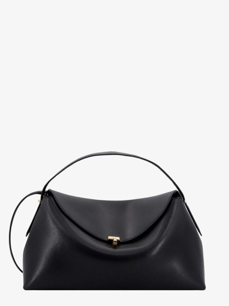 T-Lock leather crossbody bag