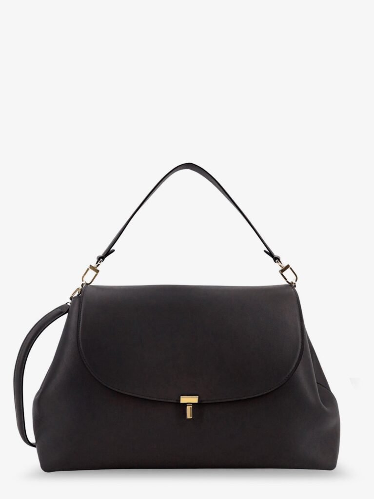 T-Lock Leather Shoulder Bag