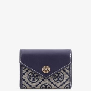 T Monogram Envelope leather and T monogram fabric wallet