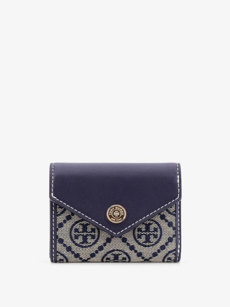T Monogram Envelope leather and T monogram fabric wallet