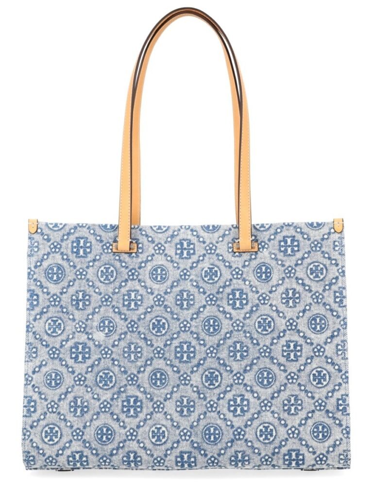 "T MONOGRAM" SHOPPER BAG