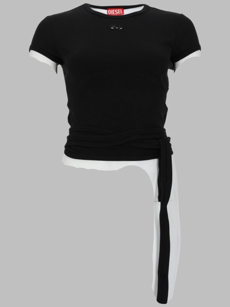 T-SHIRT A COSTINE CON LACCI