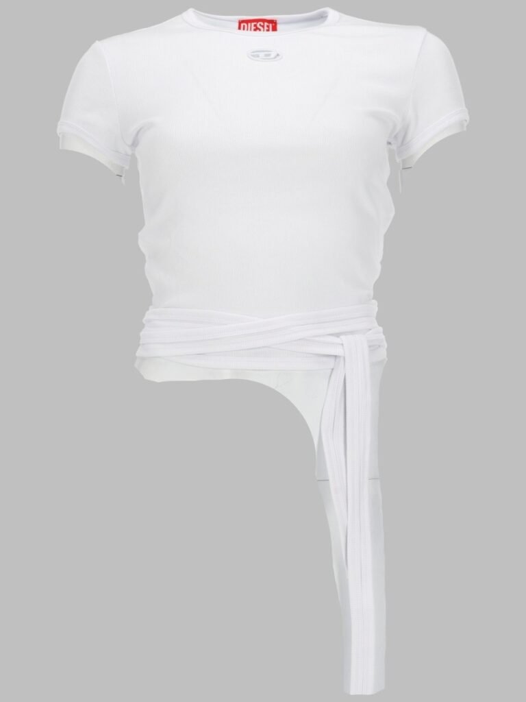 T-SHIRT A COSTINE CON LACCI