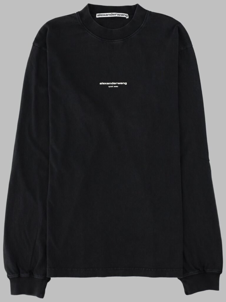 T-SHIRT A MANICA LUNGA CON LOGO