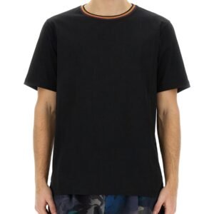 T-SHIRT CON COLLO STRIPES