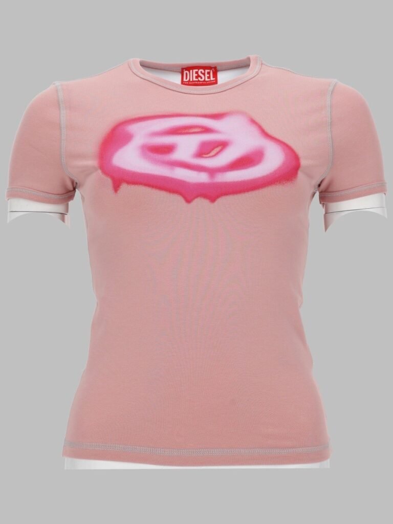 T-SHIRT CON LOGO EFFETTO GRAFFITI