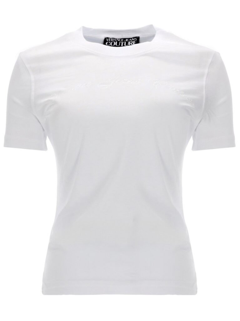 T-SHIRT CON LOGO GLITTERATO