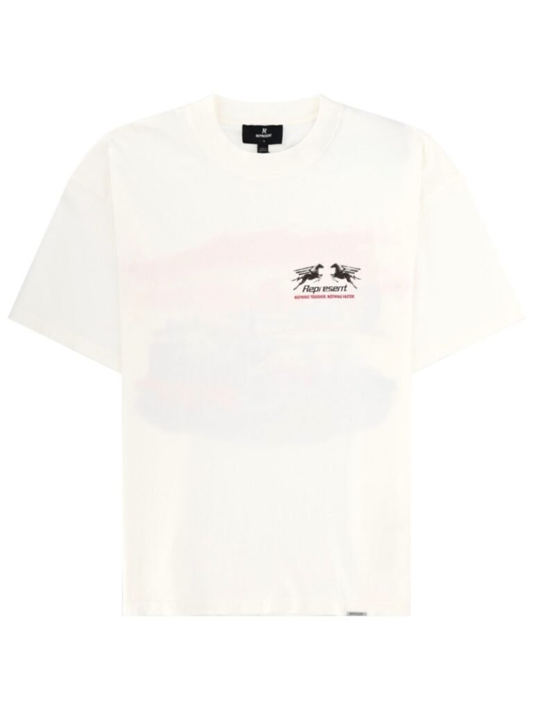T-SHIRT CON STAMPA "24 HOUR SERVICE"
