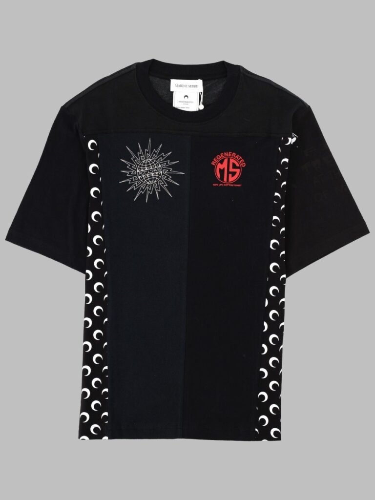T-SHIRT "UPCYCLED" CON STAMPA