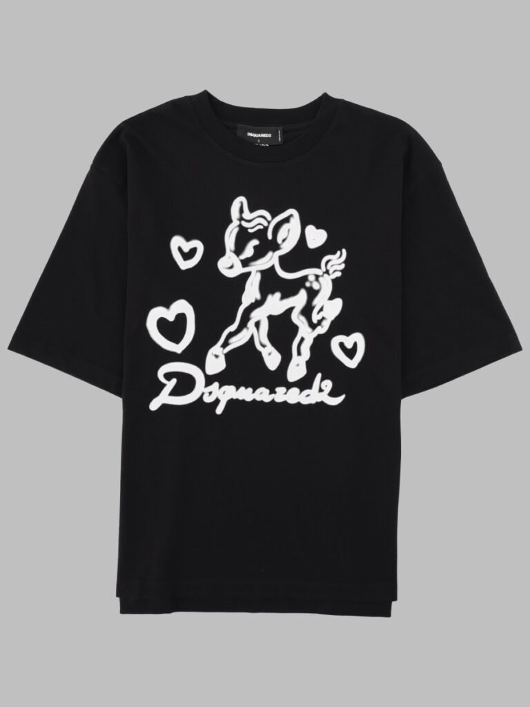 T-SHIRT CON STAMPA E LOGO