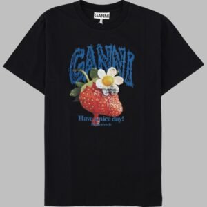 T-SHIRT CON STAMPA FRAGOLA